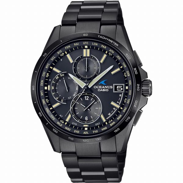 取寄品 正規品 CASIO腕時計 カシオ OCEANUS オシアナス 日本製 アナログ表示 ソーラー 丸形 カレンダー OCW-T2600JB-1AJF 人気モデル メンズ腕時計 送料無料