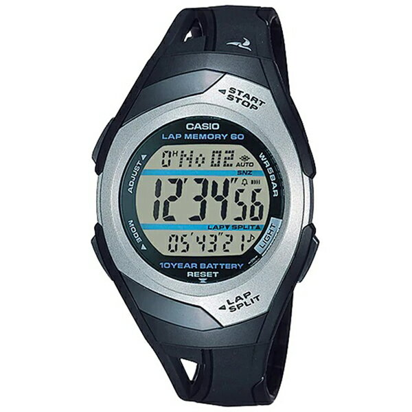 乐天商城 - 取寄品 正規品 CASIO腕時計 カシオ SPORTS デジタル表示 丸形 カレンダー STR-300CJ-1J メンズ腕時計 送料無料