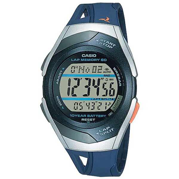 주문품 정규품 CASIO 손목시계 카시오 SPORTS 디지털 표시 원형 캘린더 STR-300 J-2 AJ 맨즈 손목시계 송료 무료