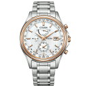 取寄品 正規品 CITIZEN シチズン エクシード AT9134-68W EXCEED 45周年記念モデル ペアウォッチ メンズ腕時計 送料無料