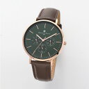 取寄品 正規品 Salvatore Marra 腕時計 サルバトーレマーラ SM22102-PGGR 日常生活防水 日付曜日表示 レザーベルト 防水 メンズ腕時計 送料無料