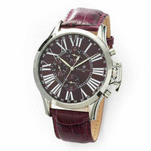 取寄品 正規品 Salvatore Marra 腕時計 サルバトーレマーラ SM23101-SSPL 日常生活防水 日付曜日表示 レザーベルト 防水 メンズ腕時計 送料無料 取寄品 正規品 Salvatore Marra 腕時計 サルバトーレマーラ SM23101-SSPL 日常生活防水 日付曜日表示 レザーベルト 防水 メンズ腕時計 送料無料