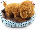 ペット用ベッド 寝袋 マット クッション 猫用 犬用 動物用 秋冬 兼用 洗える ぐっすり眠る 寝台 (35cm*30cm*8.5cm)