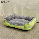 犬 ベッド 猫 ベッド おしゃれ ペットベッド スクエア 安眠 ソファー カウチベッド あったか クッション 暖かい ワンちゃん 犬用 猫用 滑り止め ソファー...