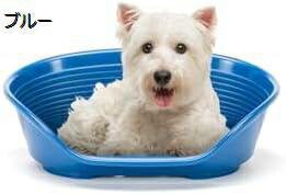 犬 猫 洗える ベット プラスチック ハウス ブルー