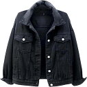 女性用デニムジャケット オーバーサイズ 女性用ジーンズジャケット ロングマウンテンジャケット プラスサイズ レディースジャケット ヴィンテージジーンズジャケット 秋 夏 ボタン付きデニムジャケット ス
