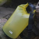 防水ポーチバッグ PVC防水バケットバッグビーチスイミングダイビングバッグ携帯電話防水バッグ半屋外スポーツバッグ水泳用品 ウエストバッグ防水 (Color : Yellow Size : 15L)(4)