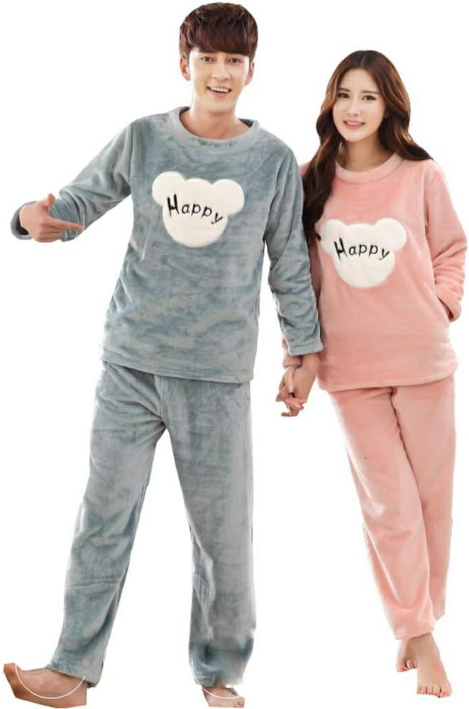 ロモハナガ ペアパジャマ カップル セット 冬 長袖 部屋着 パジャマ レディース 冬 ルームウエア 上下セット ルームウェア 可愛い パジャマもこもこ ルームウェア冬 ふわもこ パジャマレディース長