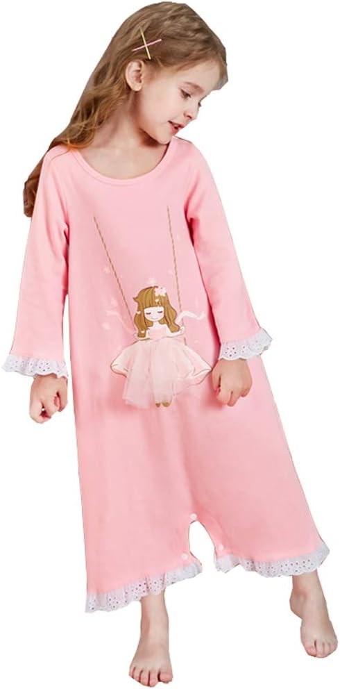 楽天スマイルShopルームウェア 女の子 150 子供パジャマ 2WAYS 寝巻き パジャマ 子どもパジャマ 長袖 春 夏 秋 レース柄 かわいい パジャマ キッズ キッズパジャマ 可愛い 長袖 パジャマ 部屋着 プレゼ