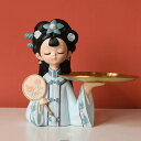 置き物 トレイ ジュエリー トレー お姫様 収納 おしゃれ かわいい 人像 インテリア 置物 小物 入れ 小皿 ピアス ネックレス F 指輪 イヤリング 鍵 コ...