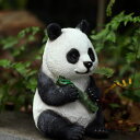 ガーデニング 置物 ガーデンオーナメント パンダ 熊 クマさん 置き物 F オブジェ かわいい ガーデン 雑貨 樹脂 飾り アニマル 耐久 プレゼント ギフト ...