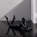 樹脂 ゴールド 人 抽象芸術 彫刻 ホームデコレーション アクセサリー ホームデコレーション F 置物 タイプ6 モダンなリビングルーム デコレーション ホテル...