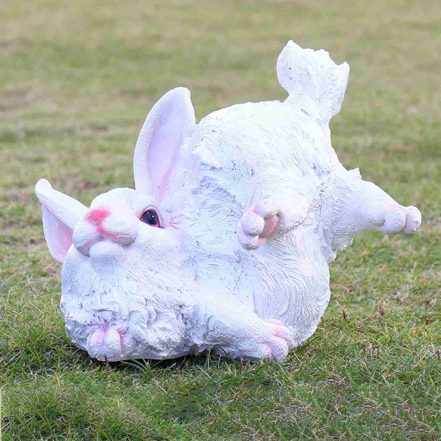 うさぎ ラビット タイプ6 ガーデンオーナメント 置物 ガーデニング雑貨 F 動物 おしゃれ 玄関小物 インテリア アウトドア 部屋 庭 デコレーション かわい...