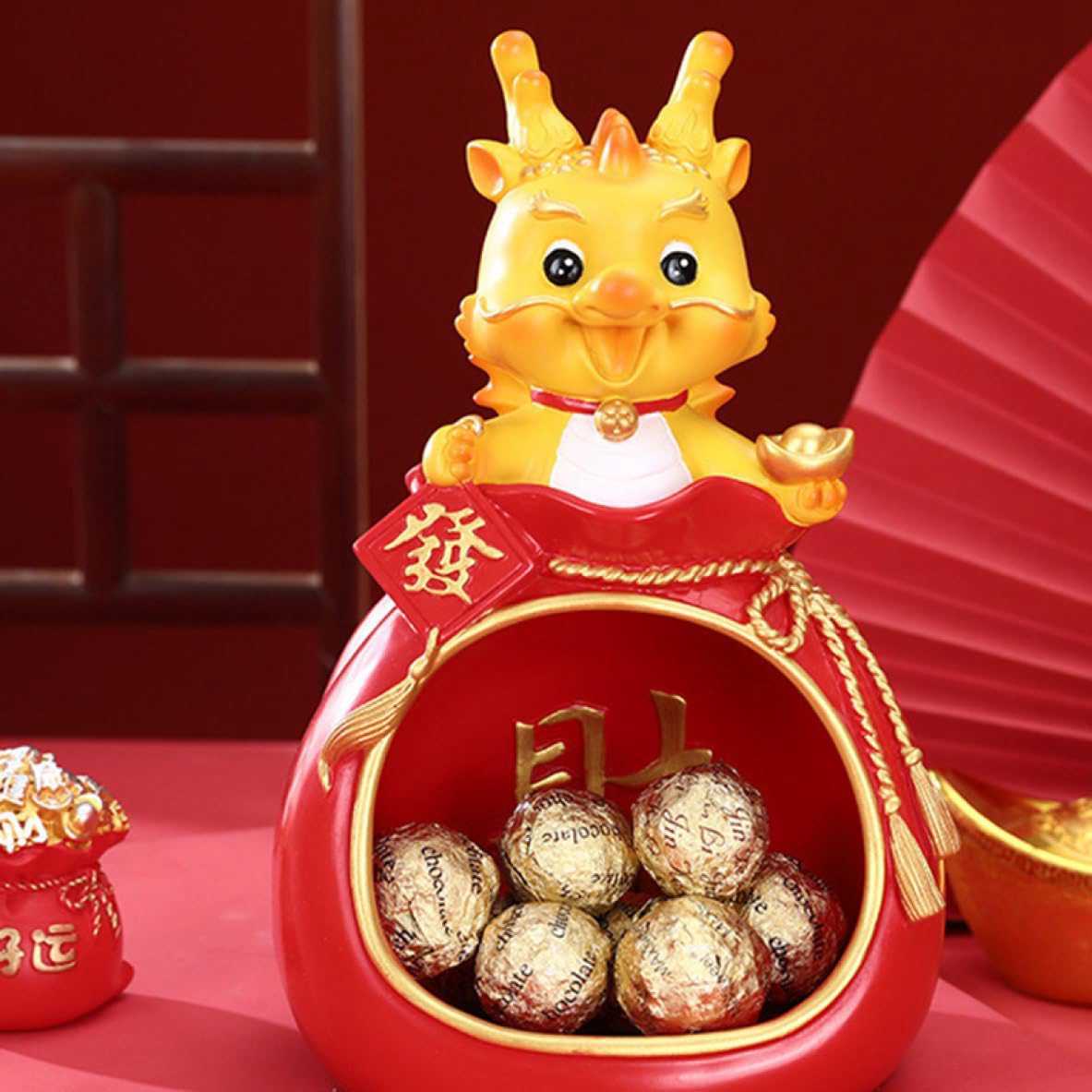 龍 置物 F キー収納トレイ 小物入れ おしゃれ メガネ収納 ジュエリー収納 小物収納 玄関 置物 小物トレー インテリア デスクトップ ホーム飾り 卓上 エン...