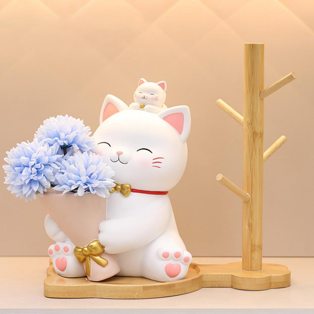 ねこ おしゃれ 玄関 トレイ 飾り 置物 F 樹脂 収納 小物 可愛い トレー タイプ5 インテリア 玄関飾り 萌えグッズ オシャレ 猫の置物 かわいい 収納ト...