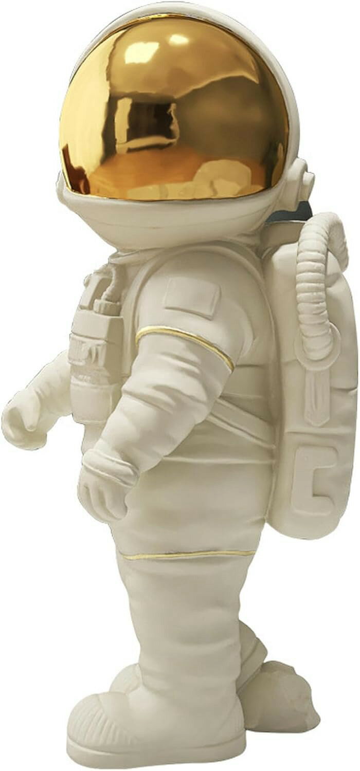 宇宙飛行士の装飾 モダン ホーム オフィス 宇宙飛行士の置物 樹脂製 宇宙飛行士像 F 彫刻 宇宙愛好家へのギフト デスクトップアクセサリー用 本棚 デスクトッ...