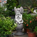 天使 置物 エンジェル オブジェ 可愛い天使像 エンジェル 花の妖精 恋愛 風水 雰囲気 風水アイテム 天使の置物 大型 ガーデニンググッズ 樹脂製 天使 M ...