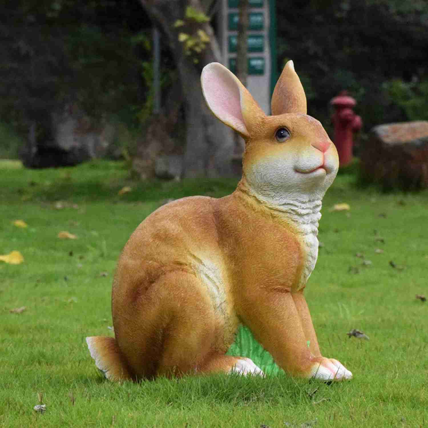 うさぎ ラビット 動物 置物 屋外用 F ガーデニング雑貨 オーナメント 動物の置物 ガーデン アニマルオブジェ 庭 ガーデン 雑貨 オーナメント 置物 ギフト...