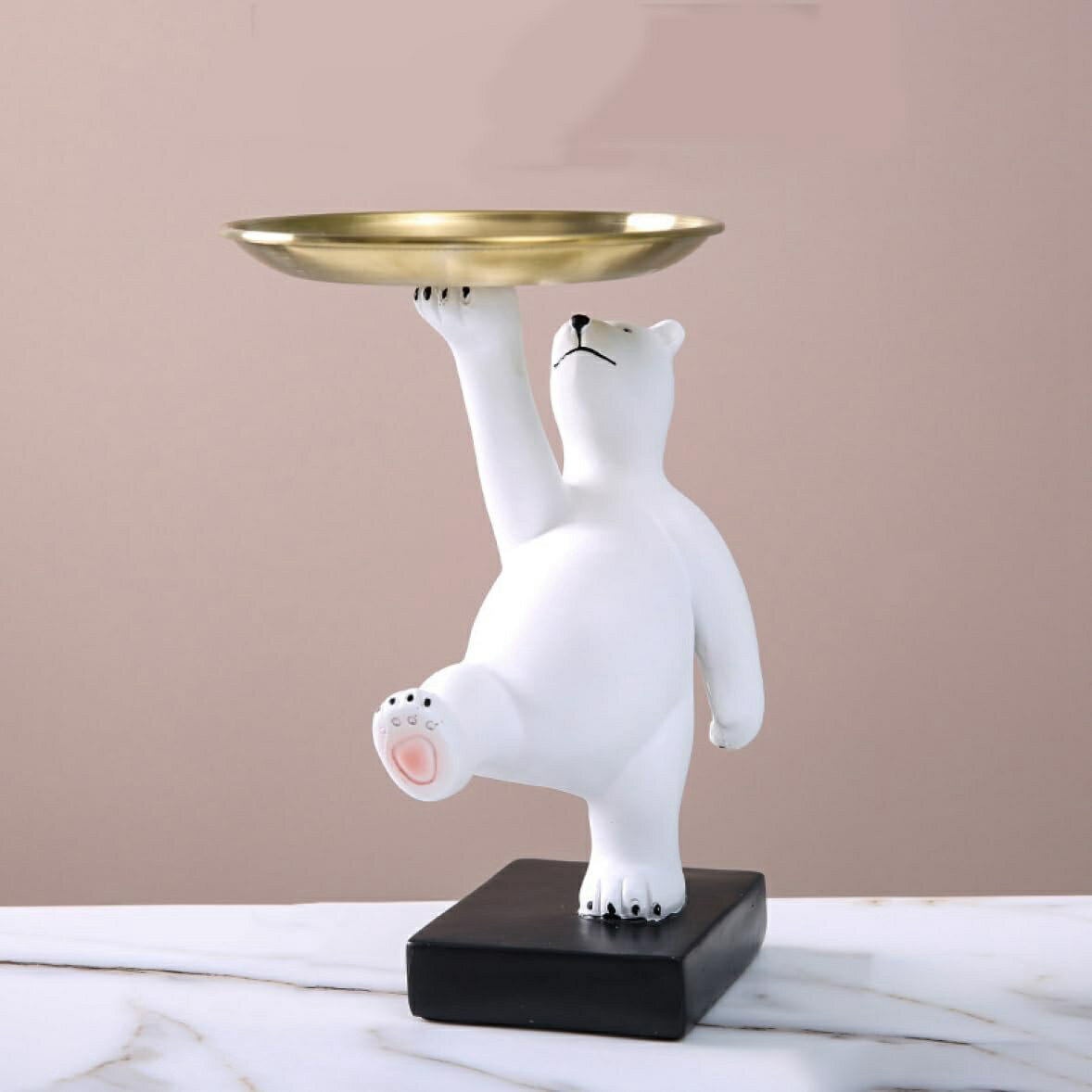 鍵 トレイ 玄関 キー収納 くま鍵トレイ 鍵置き 小物収納 卓上置物 収納トレイ鍵置き 指輪 ピアス 収納 F アクセサリー 玄関収納 置く物 くまの型 クマ ...