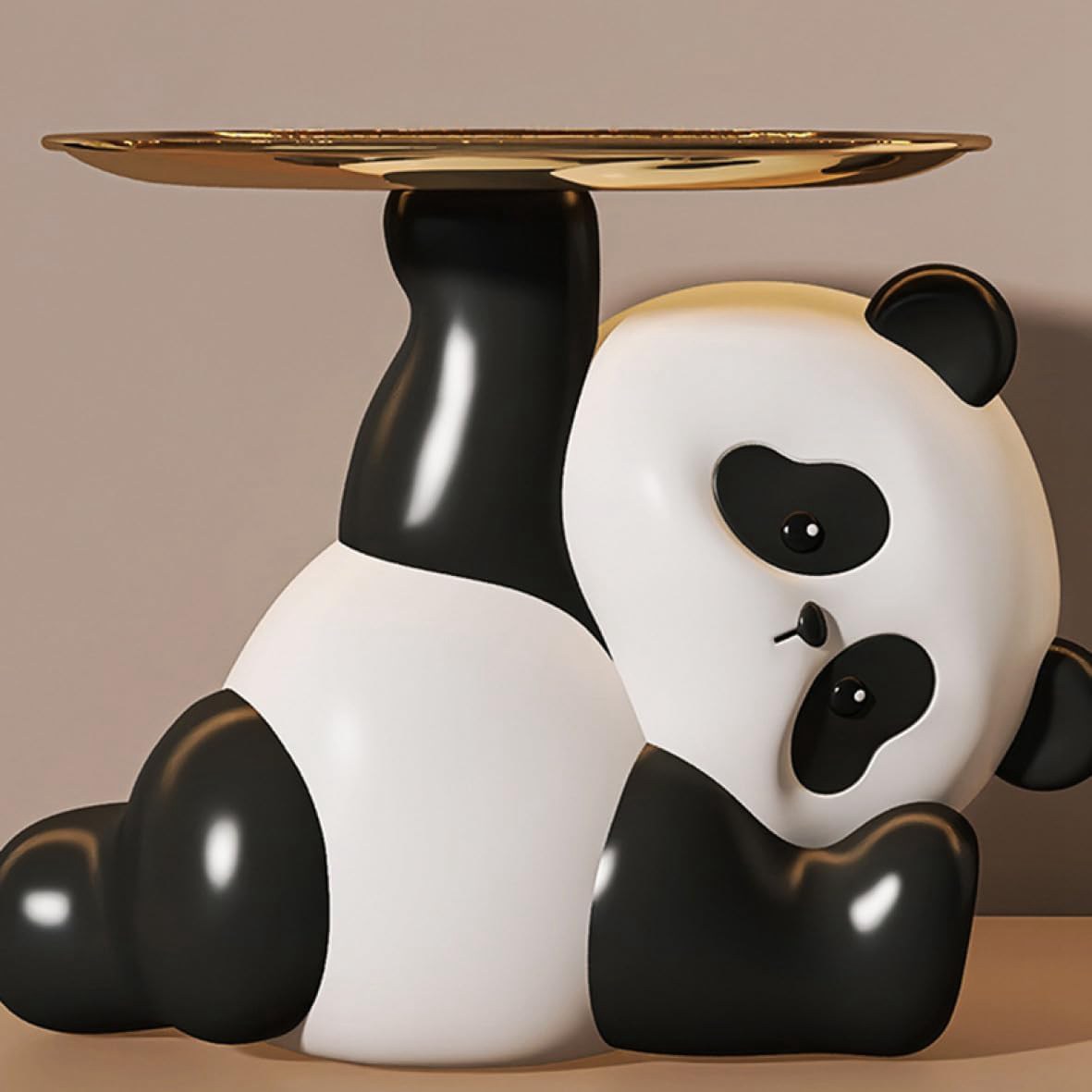 ジュエリートレイ トレー パンダ形 収納トレー 置物 鍵置き 腕時計スタンド トレー 玄関 タイプ4 F 収納 キースタンド 小物置き アクセサリートレイ 皿を...