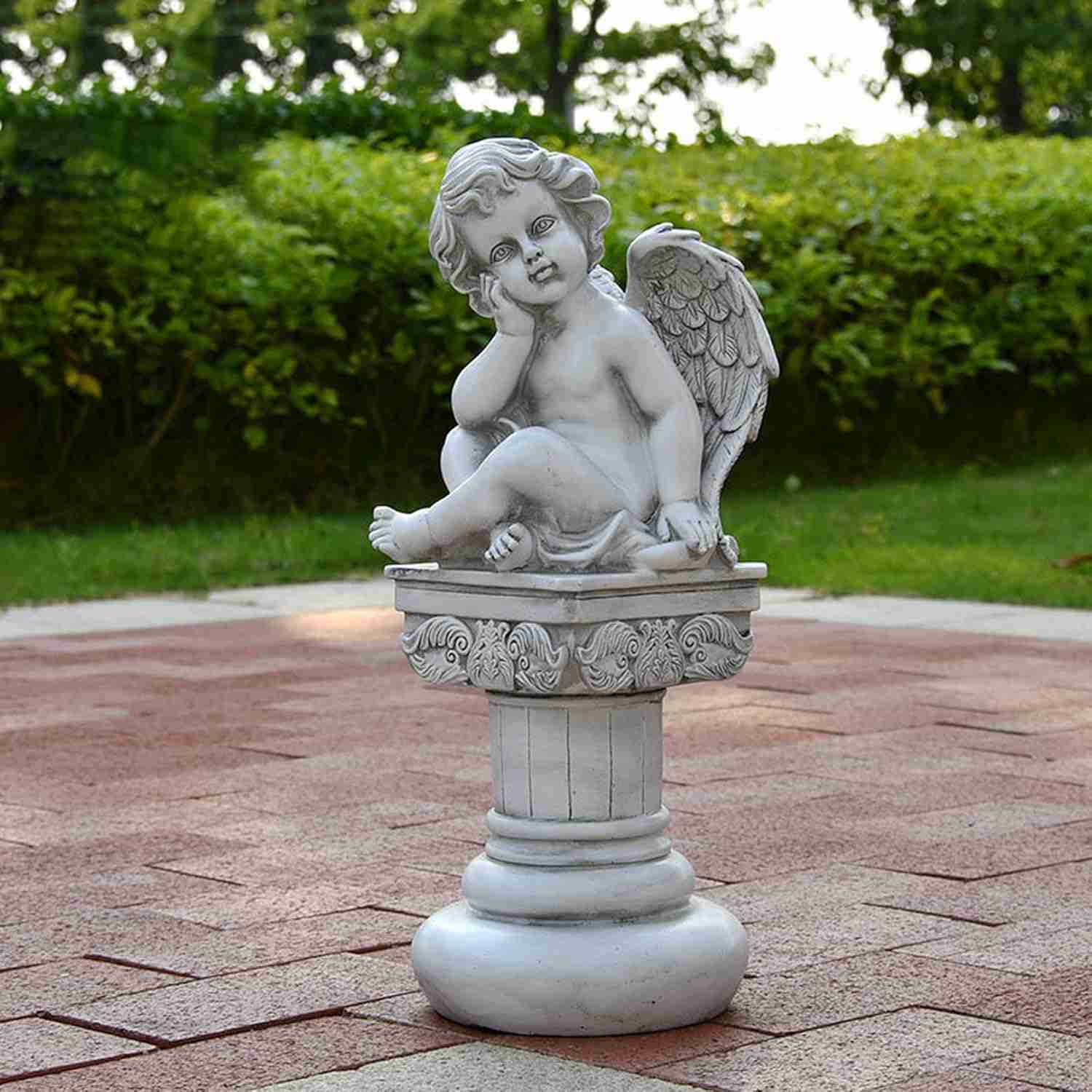 ガーデニング 雑貨 F 祈り 天使の置物 ガーデンオーナメント エンジェル 大型 タイプ3 インテリア 置物 オブジェ 可愛い おしゃれ ガーデン 庭 屋外 玄...