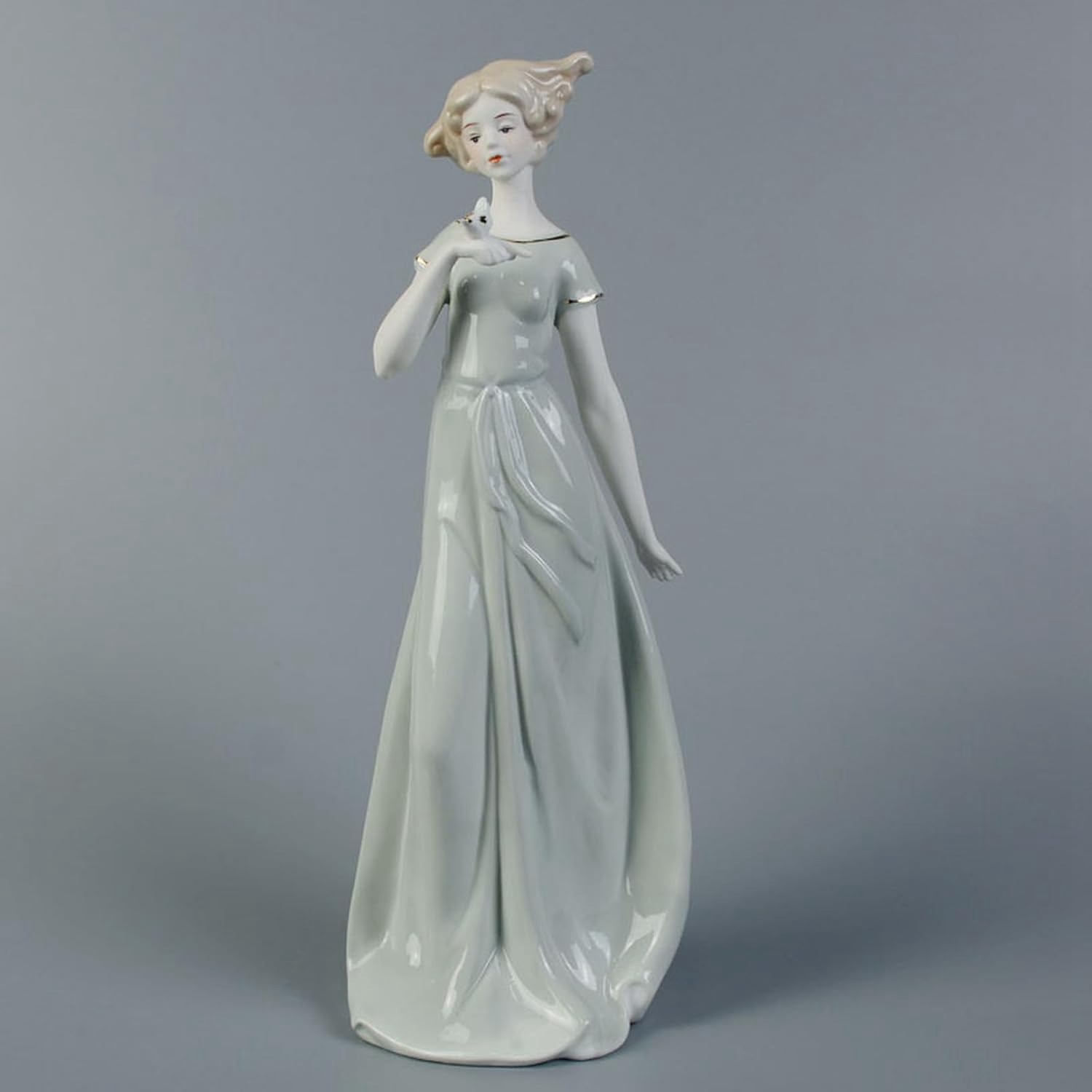 インテリア オブジェ 彫像 北欧 雑貨 F おしゃれ 陶器 置物 小物 人形 ヨーロッパ風 女性 美少女 タイプ9 装飾 飾り プレゼント 机 卓上 オフィス ...