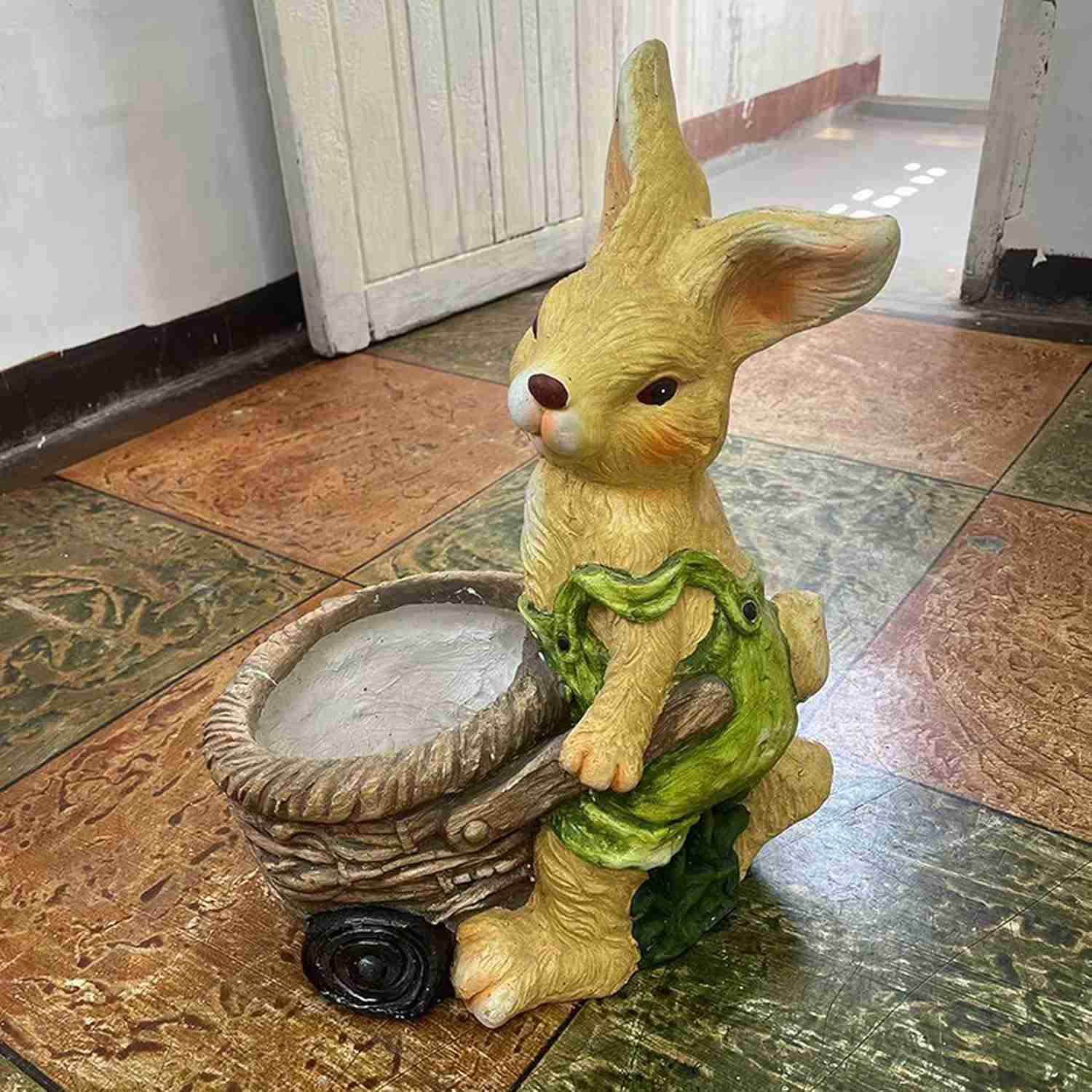 置物 ガーデニング ガーデン F ガーデンオーナメント ガーデニング雑貨 装飾彫像 うさぎ 樹脂 北欧 飾り物 庭 おしゃれ オブジェ オーナメント カントリー...