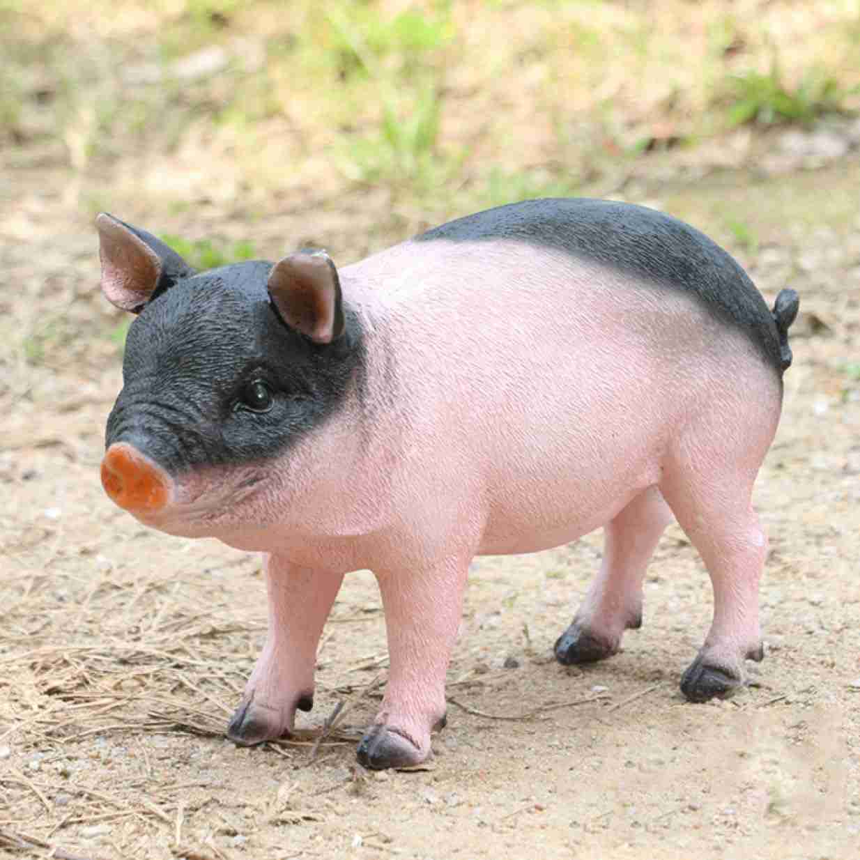 置物 インテリア ガーデニング ガーデンオーナメント プレゼント タイプ5 装飾 ガーデン ミニチュア動物置物 デスクトップ装飾 かわいい 豚 pig 動物 癒...