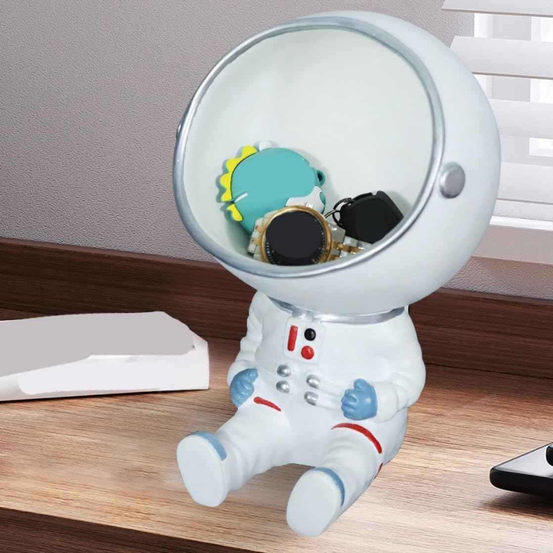 置き物 トレイ ジュエリー トレー 宇宙飛行士 F 収納 おしゃれ かわいい 人像 インテリア 置物 小物 入れ 小皿 ピアス ホワイト ネックレス 指輪 イヤ...