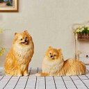 置物 ガーデニング 犬 いぬ ポメラニアン 飾り物 動物 樹脂 庭 ガーデン オブジェ オーナメント 雑貨 インテリア オシャレ 可愛い 部屋 F 屋外 玄関 ...