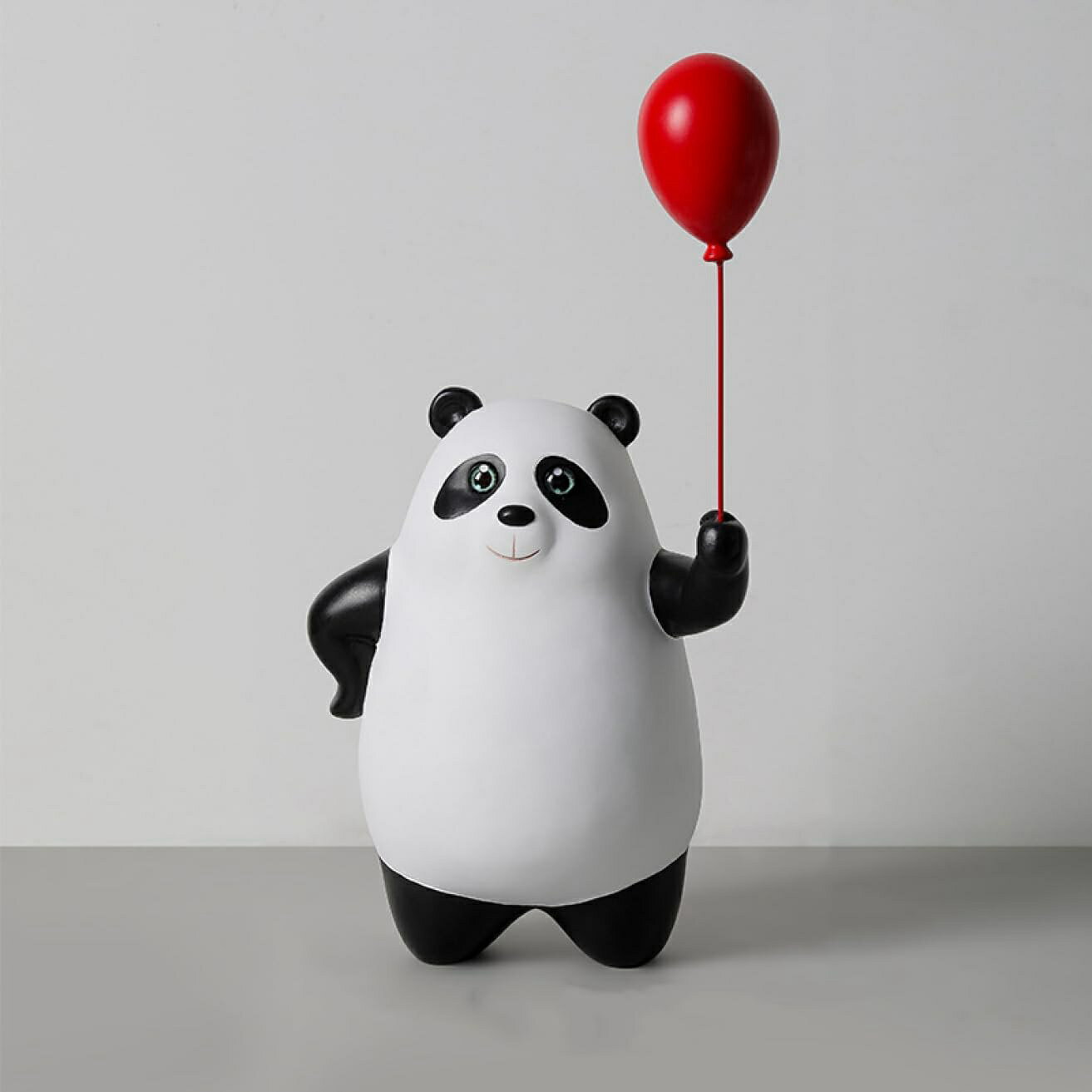 クリエイティブ パンダキートレイ タイプ2 F 卓上収納 玄関収納 鍵置き 腕時計 サングラス 化粧品 ジュエリー 収納トレイ 置物 パンダ型 樹脂製 彫刻装飾...