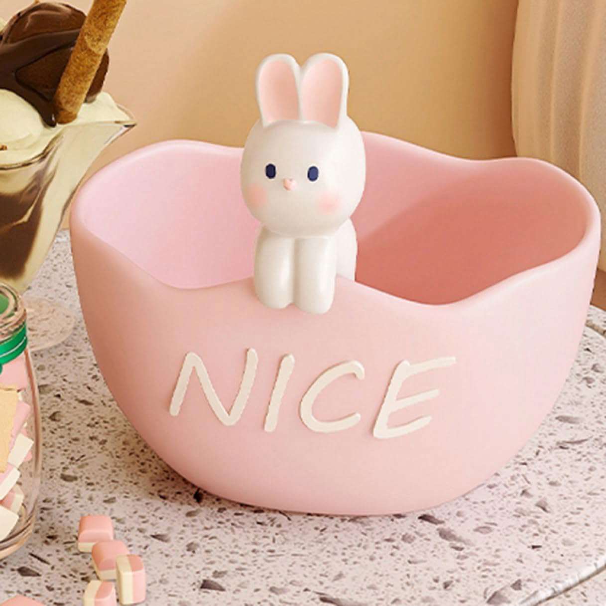 置き物 トレイ ジュエリー タイプ1 トレー うさぎ 収納 F おしゃれ かわいい 兎像 インテリア 置物 小物 入れ 小皿 ピアス ネックレス 指輪 イヤリン...