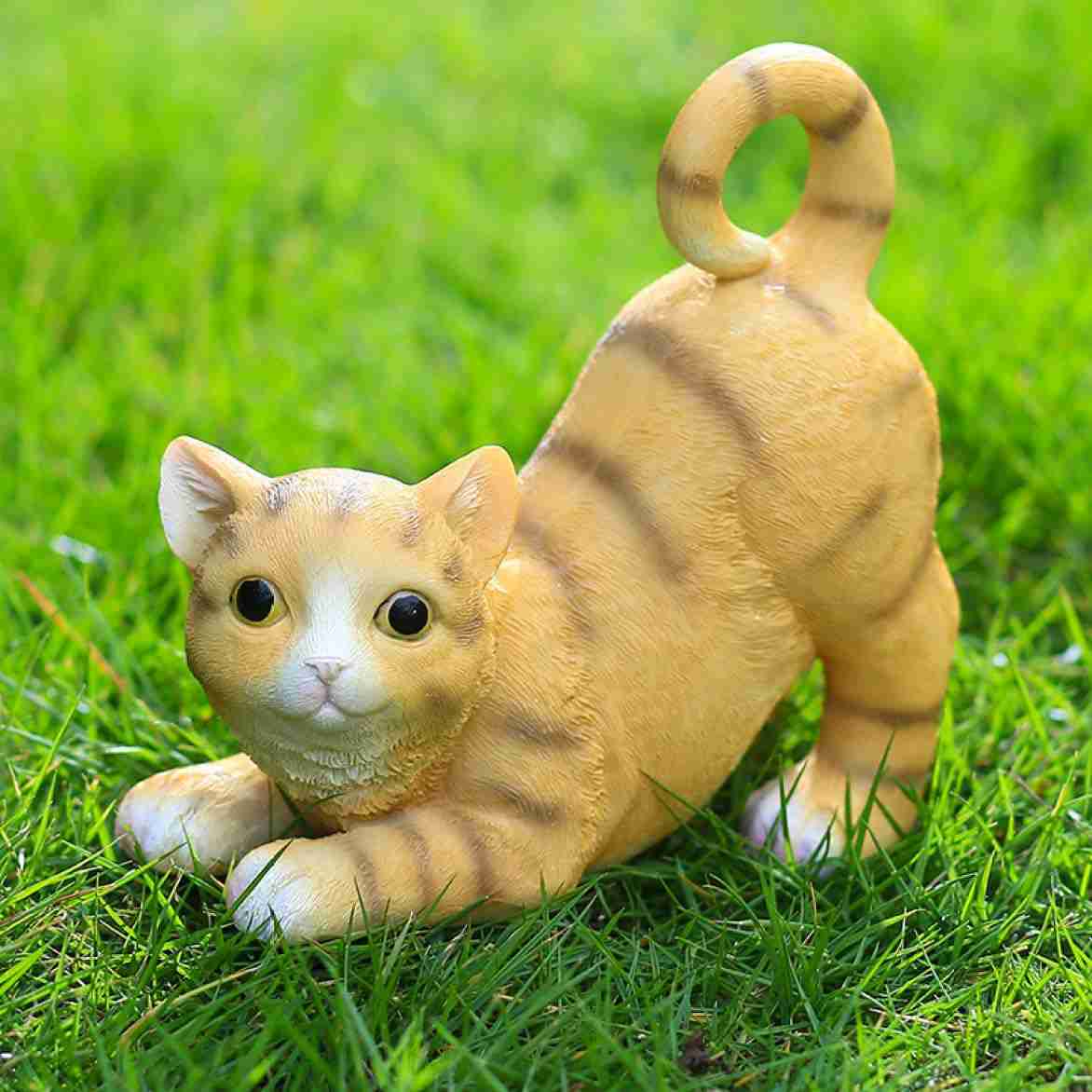 ガーデン装飾小彫像 可愛いうさぎ タイプ4 樹脂 ガーデン装飾 ウサギの置物 防水 耐久性 ガーデンオーナメント 装飾品 室内外 庭 ガーデニング 芝生 F パ...