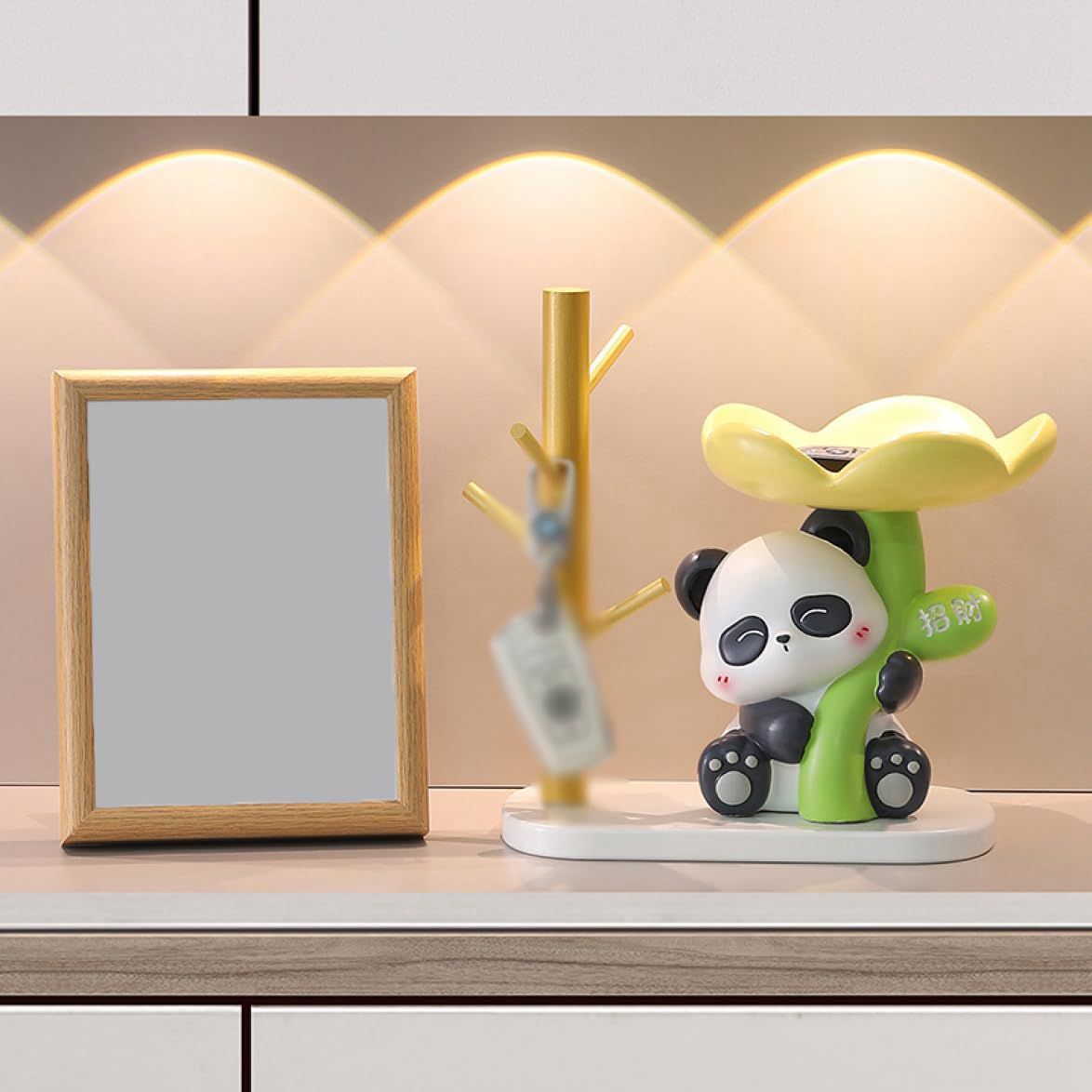 パンダの置物 キー収納 収納トレイ 多機能収納 卓上収納 置物 タイプ3 オブジェ 小物入れ 鍵置き 鍵入れ ジュエリー 鍵 F 腕時計 玄関 収納 おしゃれ ...