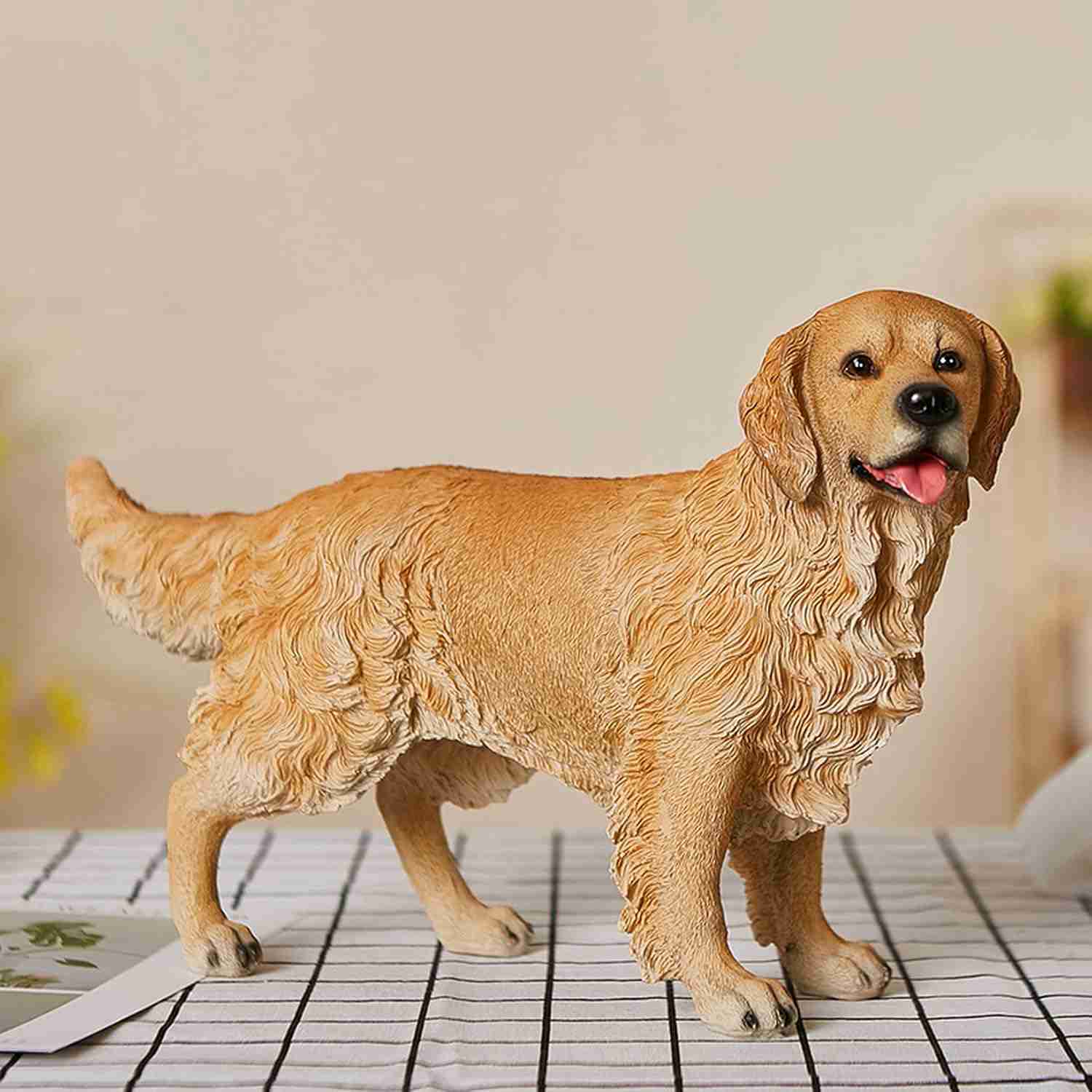 動物の置物 犬 かわいい ガーデングッズ 動物 ゴールデンレトリバー F アニマル オーナメント 庭 ガーデン タイプ2 インテリア 置物 庭 ガーデンマスコッ...