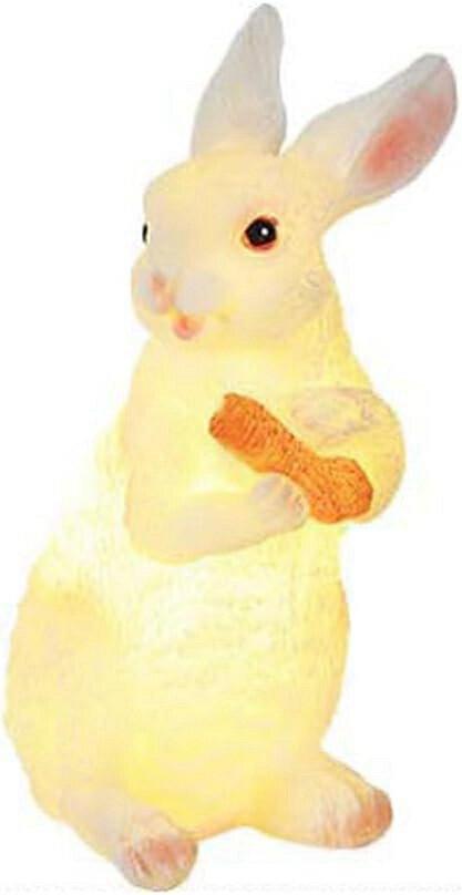 ソーラー置物 ナイトライト タイプ1 F かわいいラビット ソーラーライト ガーデンオーナメント ガーデニングオブジェ 置物ライト センサー 飾り 防水 耐久 ...