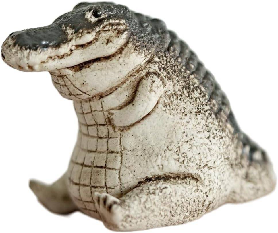 ワニ 置物 オシャレ 卓上 可愛い 面白い雑貨 動物 人気 おしゃれ アイデア 飾り プレゼント