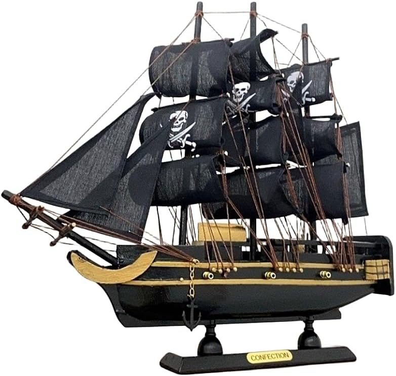 帆船 木製 帆船模型 船モデル 置物 工芸品 手作り 完成品 インテリア 卓上 オフィス 装飾 誕生日 ギフト