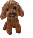 犬の置物 トイプードル レジン製 ガーデンオーナメント インテリア ギフト 最適なプレゼント (トイプードル)