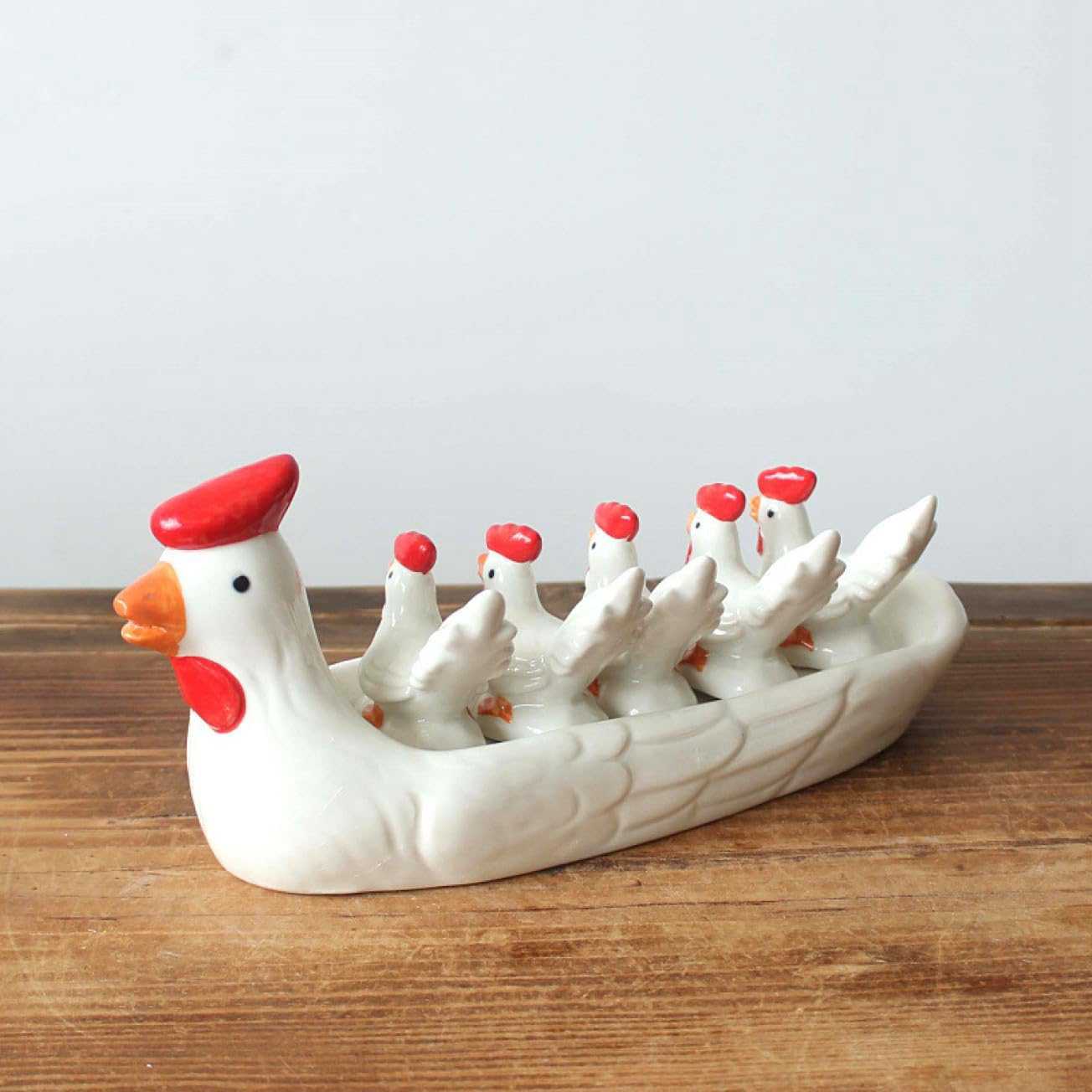 箸置き カトラリーレスト セラミック 陶器 チキン型 カトラリー置き ナイフレスト フォークレスト スプーンレスト お箸置き 卓上小物 置き物 F プレゼント ...