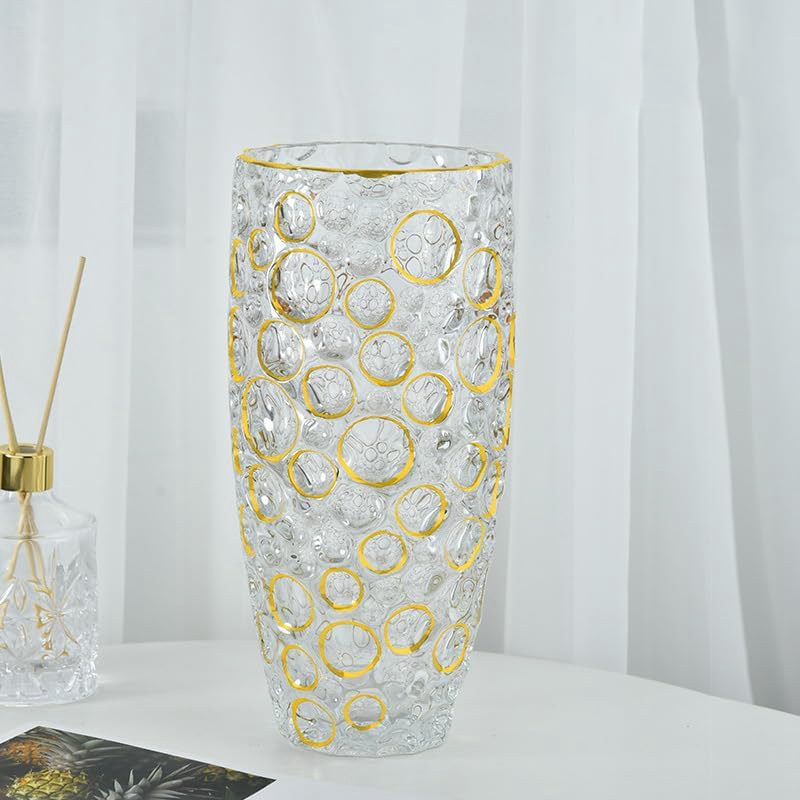 花瓶 フラワーベース 置物 硝子花器 花瓶 おしゃれ スタイル2 かびん F 北欧 花びん 透明 生け花 モダン シンプル ナチュラル インテリア 現代 クリア...