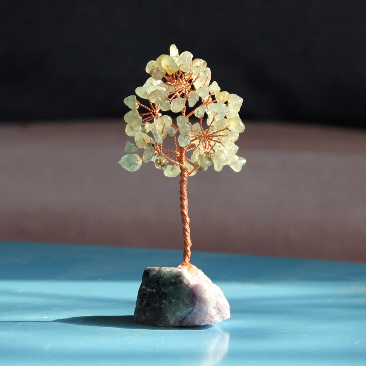 天然石 ペリドット シトリン ローズクォーツ アメシスト 天然石 パワーストーン 樹木 商売繁盛祈願 瞑想 癒し 浄化 魔除け スタイル7 インテリア 恋愛運 ...