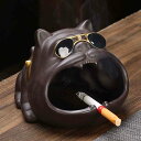 灰皿 動物型セラミック ふたなし ブラウン おしゃれ 卓上灰皿 装飾品 F セラミック製 クール クリア 動物型 高級 ヨーロッパ 豪華 タバコ固定 喫煙具 シンプル 大容量 スタイリッシュ 装飾品