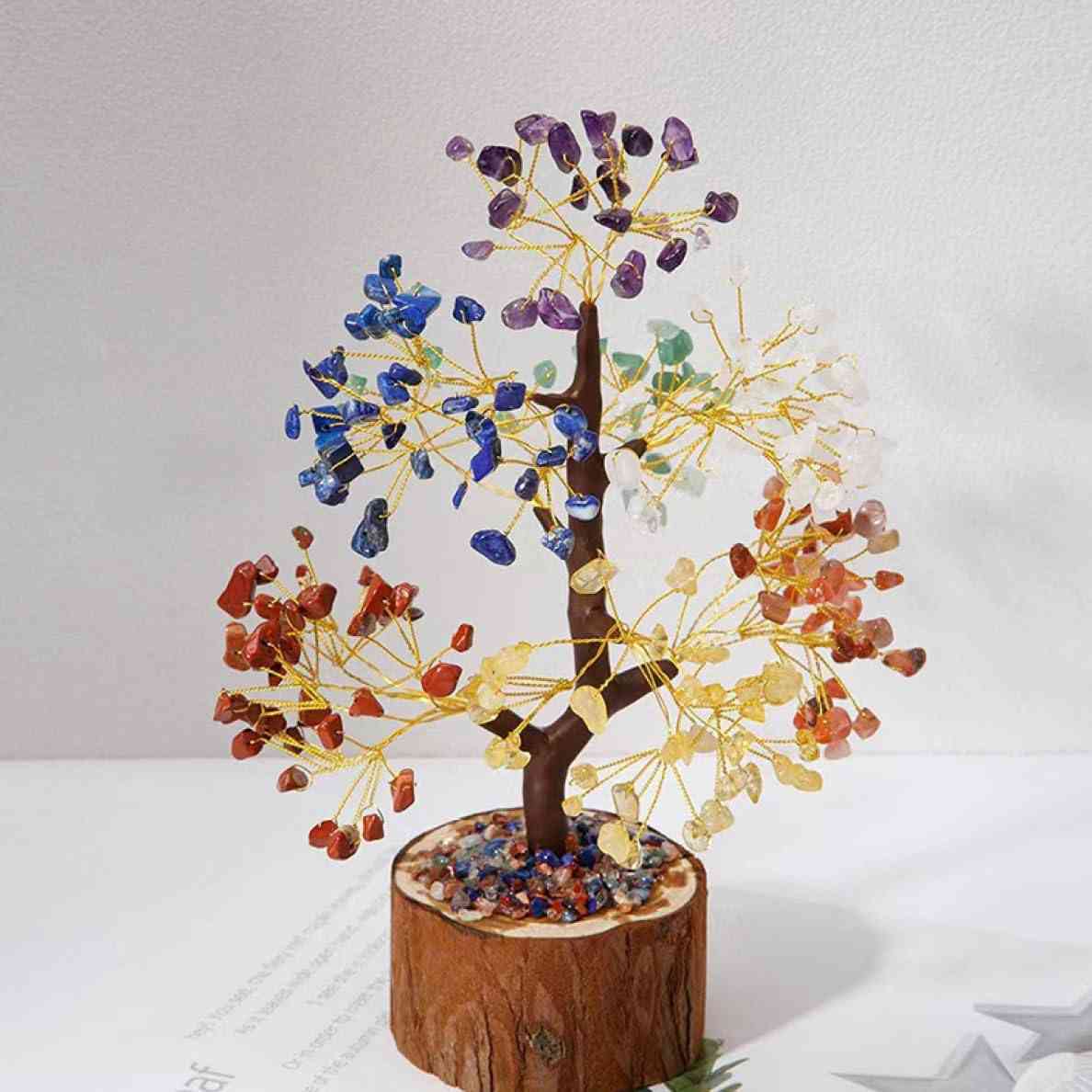 風水工芸品 クリスタル水晶ルツリー ホームデコレーション置物 家の装飾 F クリスマス新年ギフト 居間テレビキャビネット装飾 店舗 テーブル 本棚 パーティー ...