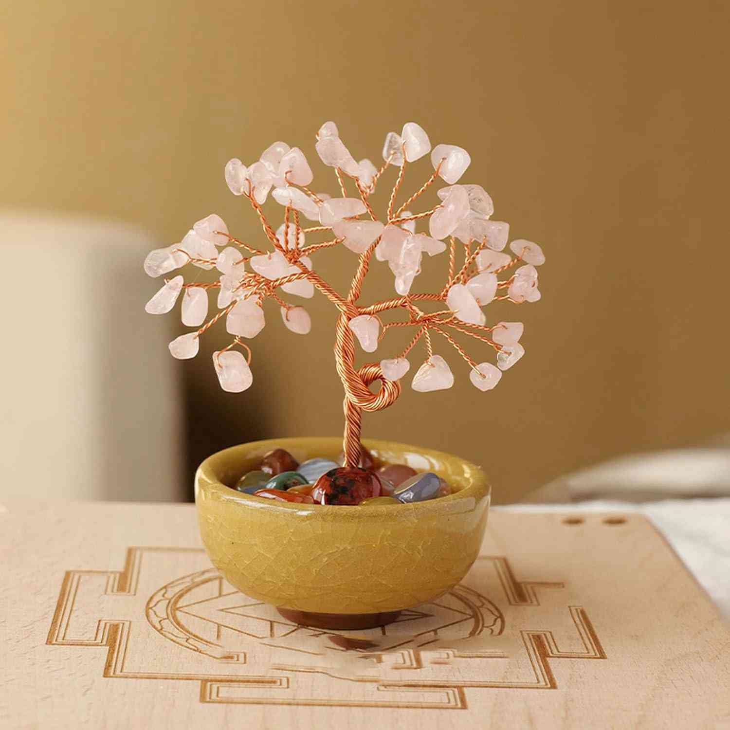 天然石 ペリドット F シトリン ローズクォーツ アメシスト 天然石 パワーストーン 樹木 商売繁盛祈願 瞑想 癒し 浄化 スタイル4 魔除け インテリア 恋愛...