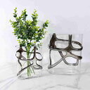 置物 おしゃれ 北欧 花瓶 フラワーベース クリア 透明 花びん 花器 ガラス花瓶 ドライフラワー 花束 生花 シンプル ガラスフラワーベース 玄関 ダイニング...