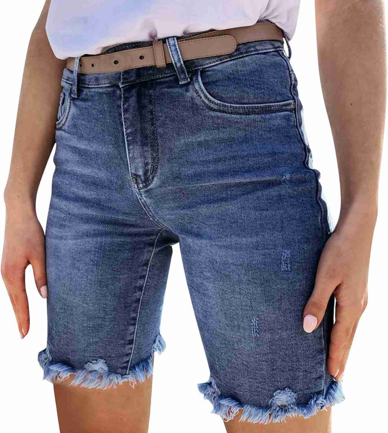 デニム ショートパンツ レディース ジーンズパンツ デニム短パン ホットパンツ デニムパンツ ハーフパンツ 可愛い 大きいサイズ 体型カバー カジュアル 美脚 運動 通勤 女性デニム伸縮性のあるユーズ