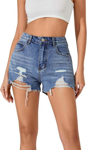 デニム ショートパンツ レディース ホットパンツ デニムパンツ ジーンズパンツ 短パンス 女性 ハイウエスト スリム フィット ダメージ デニム リップド ホール ショーツ 美尻 セクシー ボトムス デニム ショートパンツ レディース ホットパンツ デニムパンツ ジーンズパンツ 短パンス 女性 ハイウエスト スリム フィット ダメージ デニム リップド ホール ショーツ 美尻 セクシー ボトムス