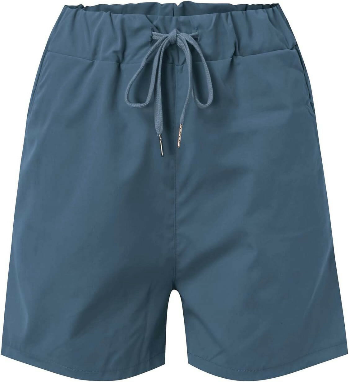 レディース ショットパンツ サーフパンツ ショーパン 短パン 海パン 麻 通気性 ボードショーツ ルームウェア 水陸両用 水着 ゆったり シンプル 紐付き 体型カバー 美脚 Shorts-364