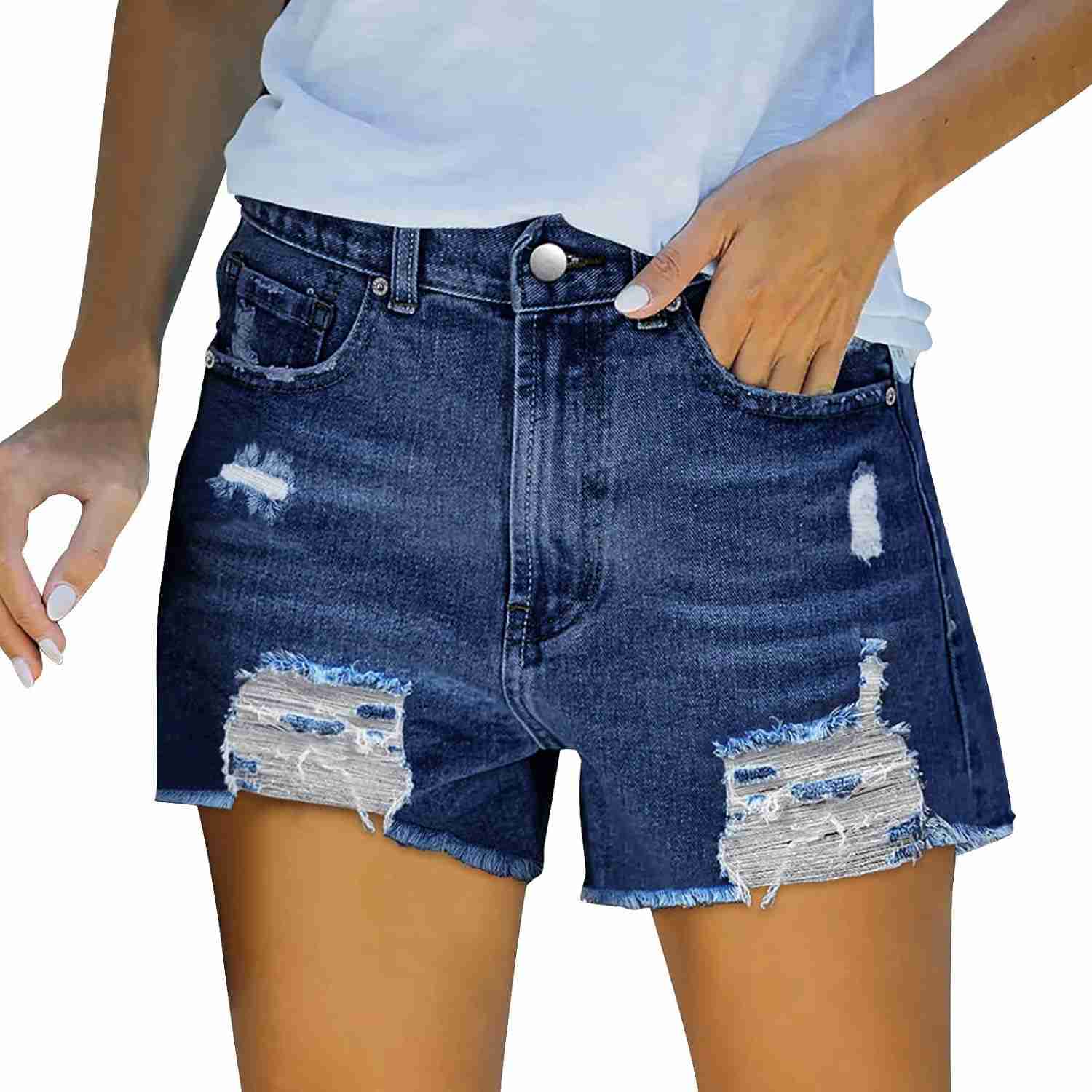 デニム ショートパンツ レディース ジーンズパンツ デニム短パン ホットパンツ デニムパンツ ハーフパンツ 可愛い 大きいサイズ 体型カバー カジュアル 美脚 運動 通勤 レディースデニムショーツサマ